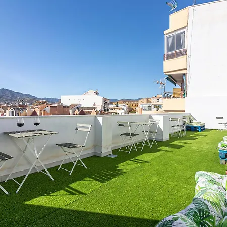 Center Flat Apart & Terrace By Koral * Malaga